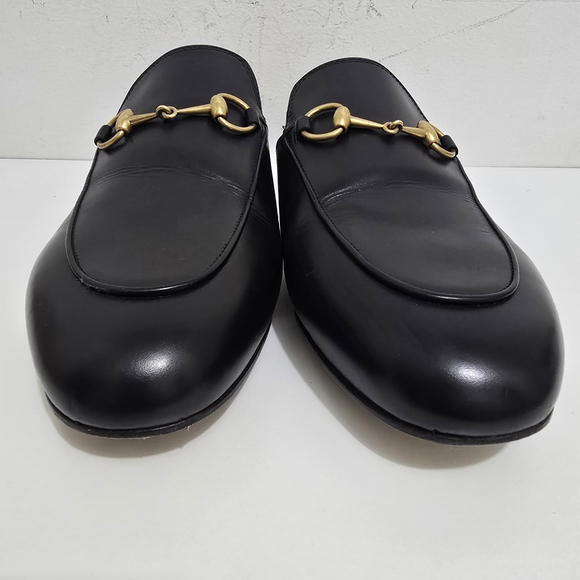 Gucci Princetown Horsebit Leather Mules, Black (Size 38) - Picture 11 of 14